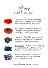 Aries Zodiac Crystal Bundle