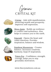 Gemini Zodiac Crystal Bundle