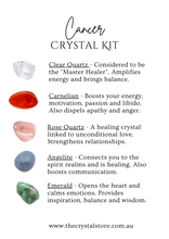 Cancer Zodiac Crystal Bundle