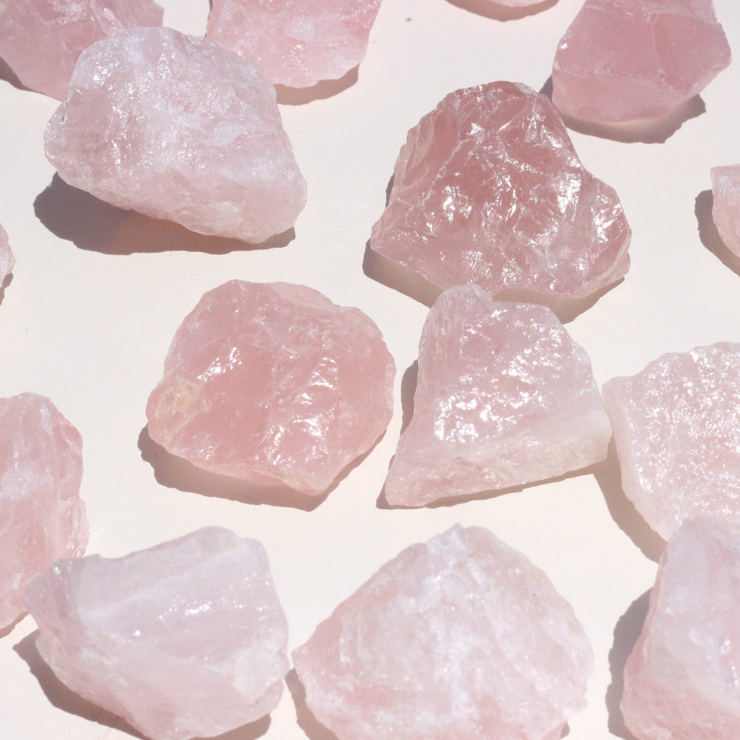 Rose Quartz Raw Chunks