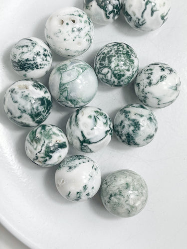 Tree Agate Mini Spheres