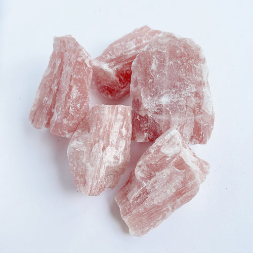 Rose Calcite Raw Chunk