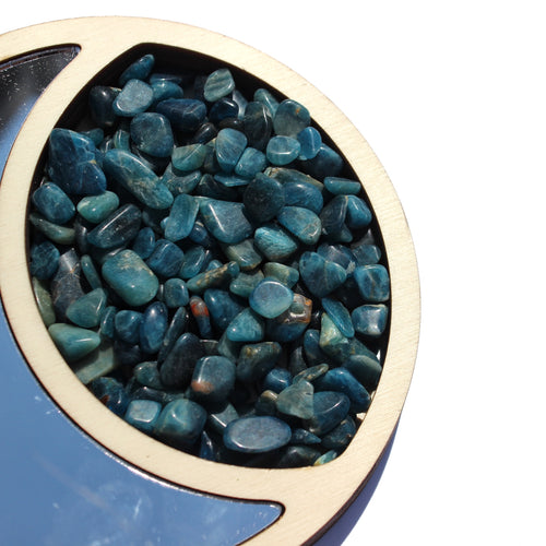 Blue Apatite Chips