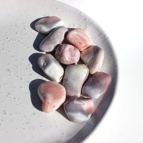 Pink Botswana Agate Tumble Stone