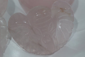 Rose Quartz Elephant Trinket Bowl