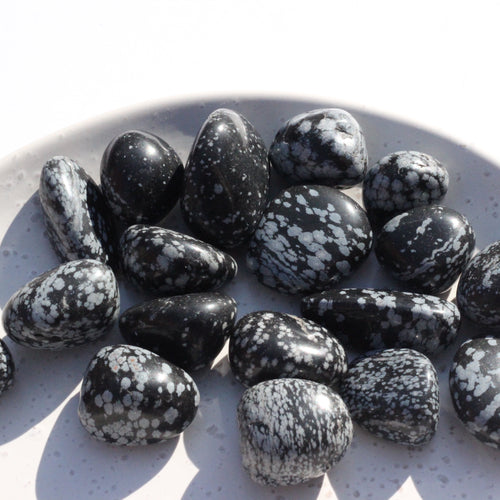 Snowflake Obsidian Tumble Stone