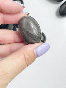 Silver Sheen Tumble Stone